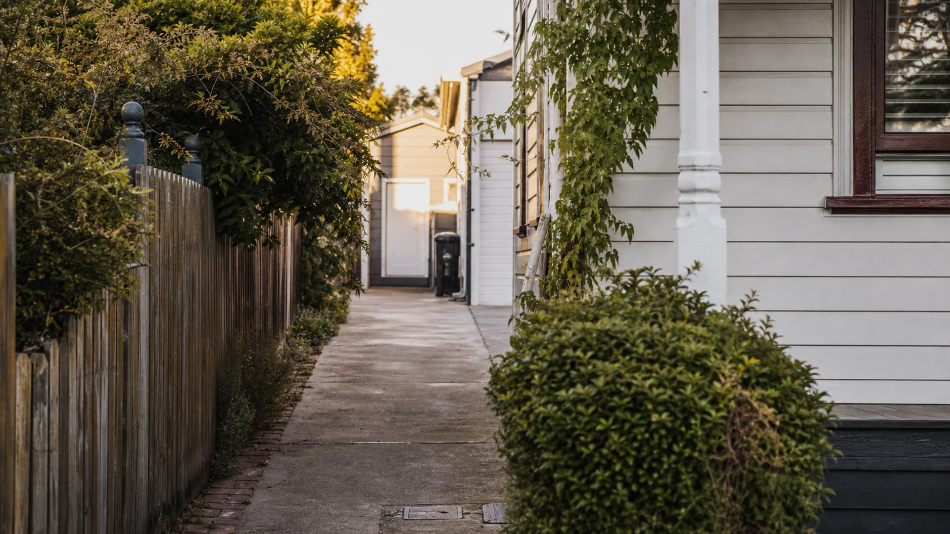 Completed concrete driveway serving Kings Beach, Queensland